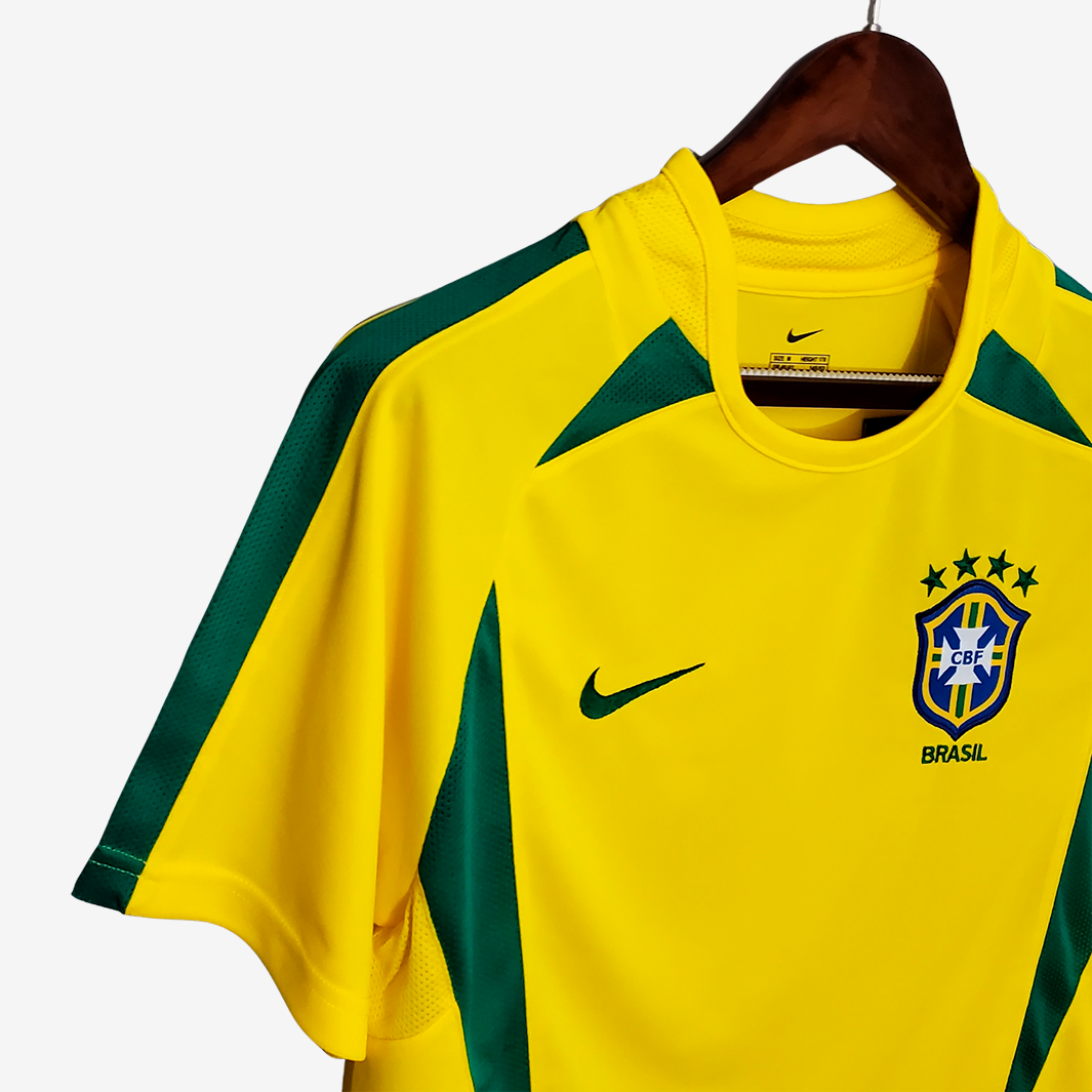 Camisa Brasil 2002 Home – Retrô