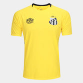 Camisa Santos 25/26 Treino Umbro Masculina - Amarelo+Preto