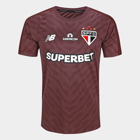 Camisa São Paulo 26/27 Goleiro New Balance Masculina - Vinho