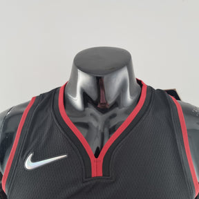 Camisa NBA Miami Heat #6 James - 75° Aniversário Black