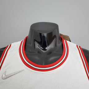 Camisa NBA Chicago Bulls #1 Rose - 75° Aniversário White