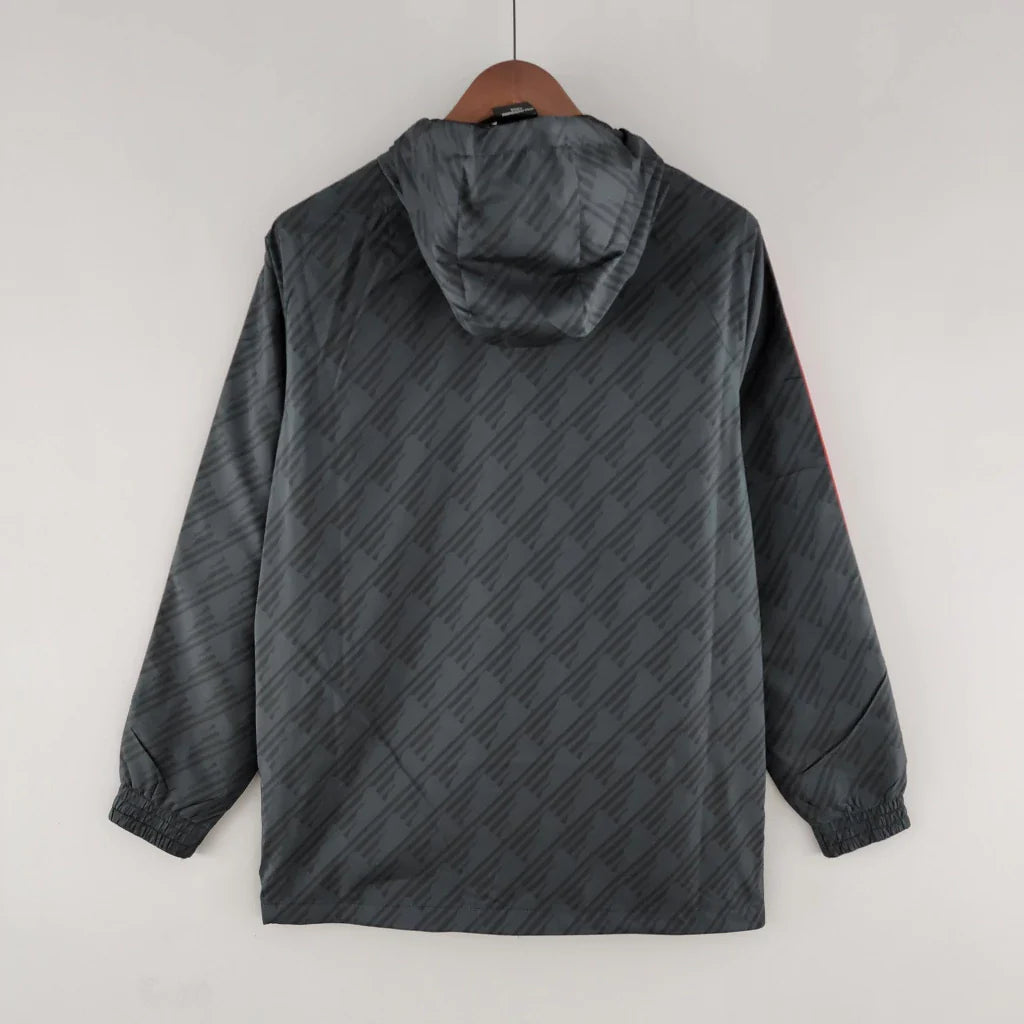 Corta-vento Flamengo Adidas - Preto