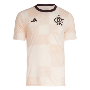 Camisa Flamengo Pré-Jogo Adidas Masculina Torcedor 24/25