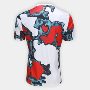 Camisa Bayern de Munique 25/26 Apresentação Adidas Masculina - Branco+Vermelho