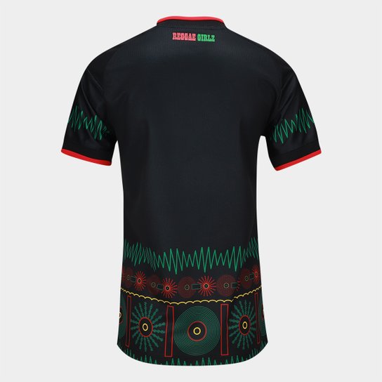 Camisa Seleção Jamaica Away Torcedor 2026 Adidas Feminina - Preto
