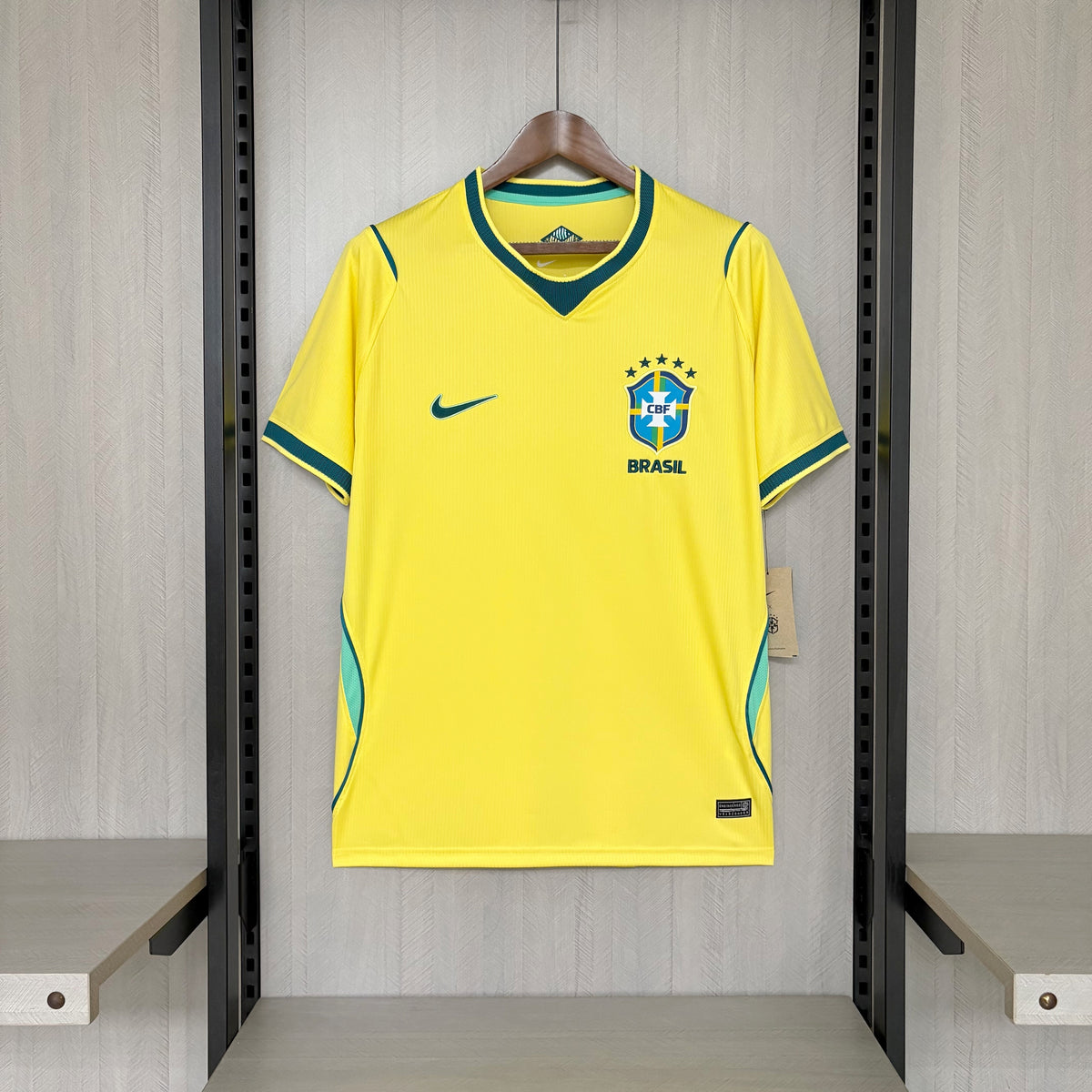 Camisa Brasil Home 26/27 Nike Torcedor Masculina - Amarela