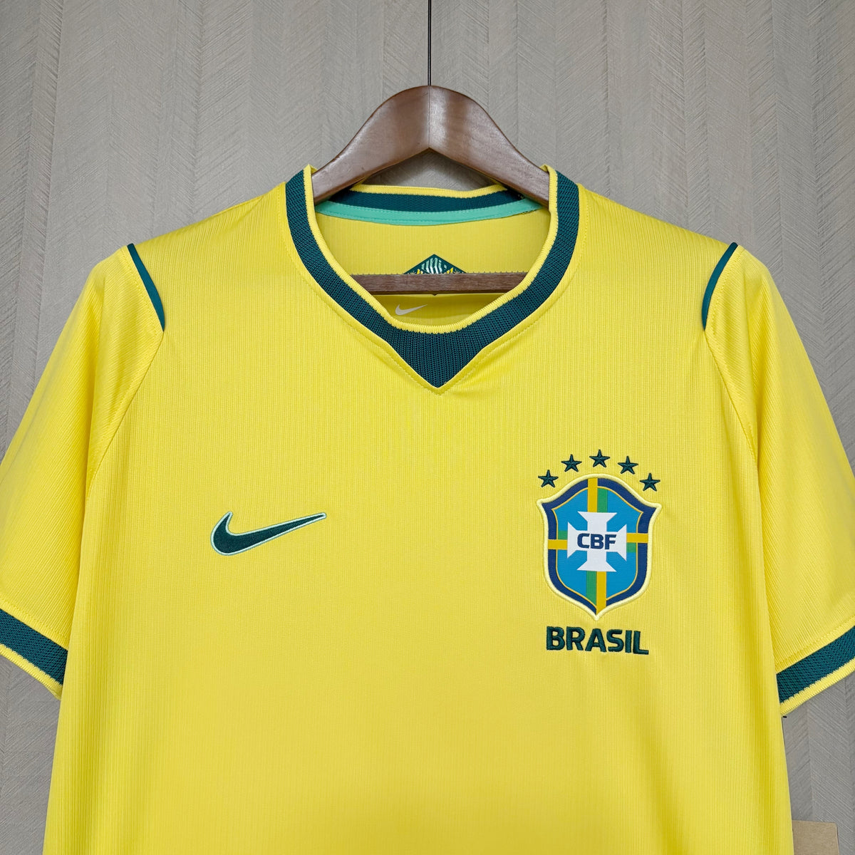 Camisa Brasil Home 26/27 Nike Torcedor Masculina - Amarela