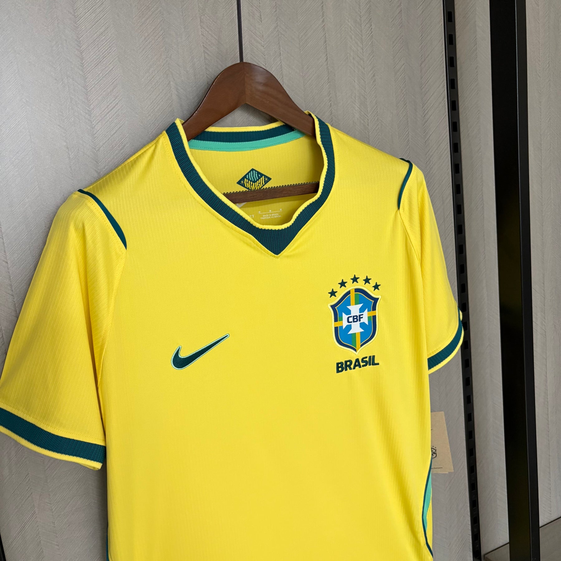 Camisa Brasil Home 26/27 Nike Torcedor Masculina - Amarela