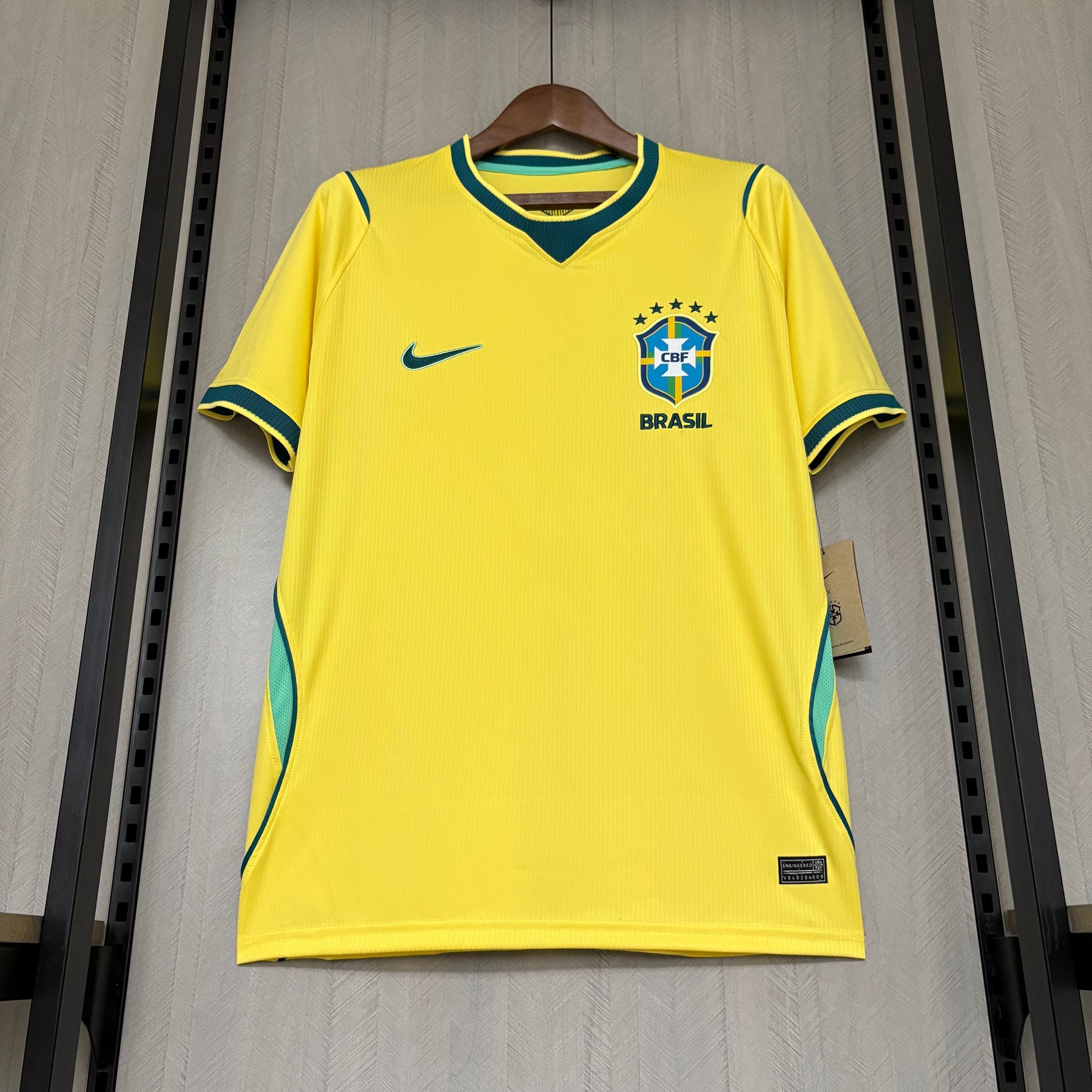 Camisa Brasil Home 26/27 Nike Torcedor Masculina - Amarela