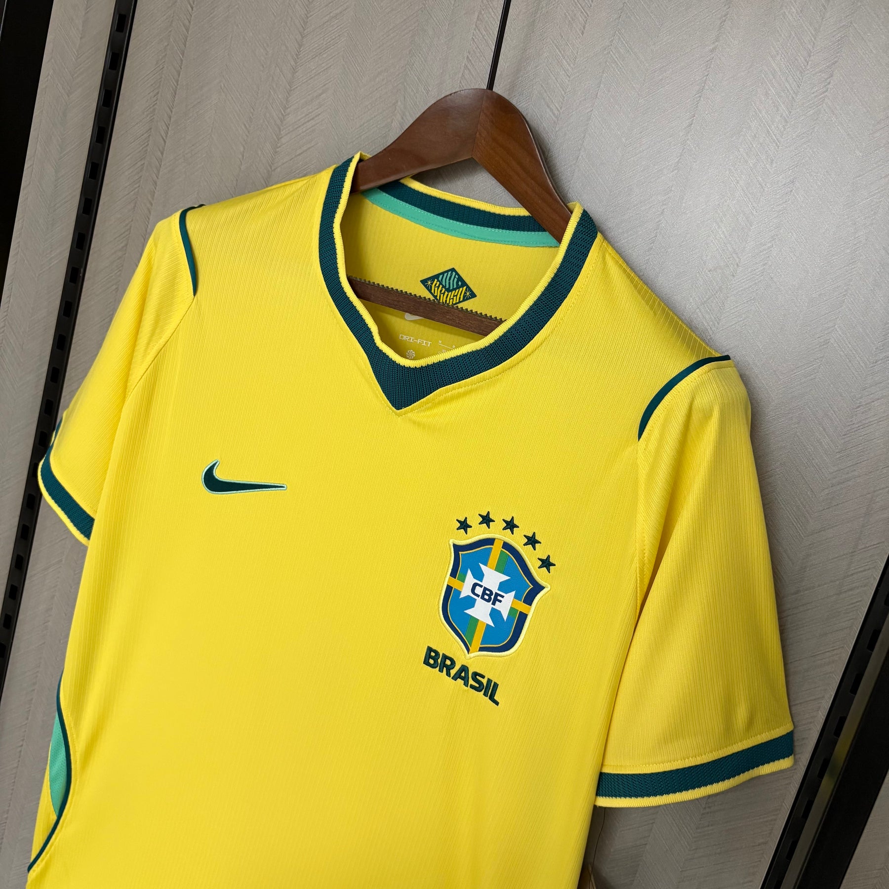 Camisa Brasil Home 26/27 Nike Torcedor Masculina - Amarela