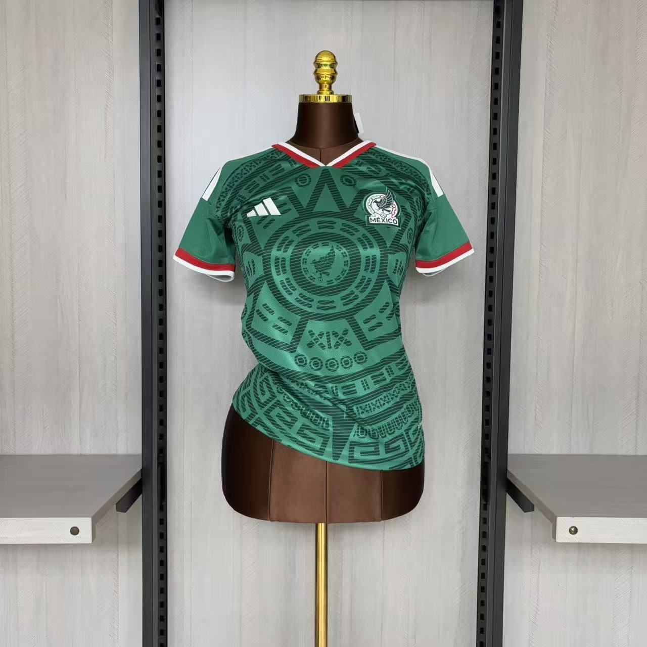 Camisa México Feminina Home 2026 - Verde