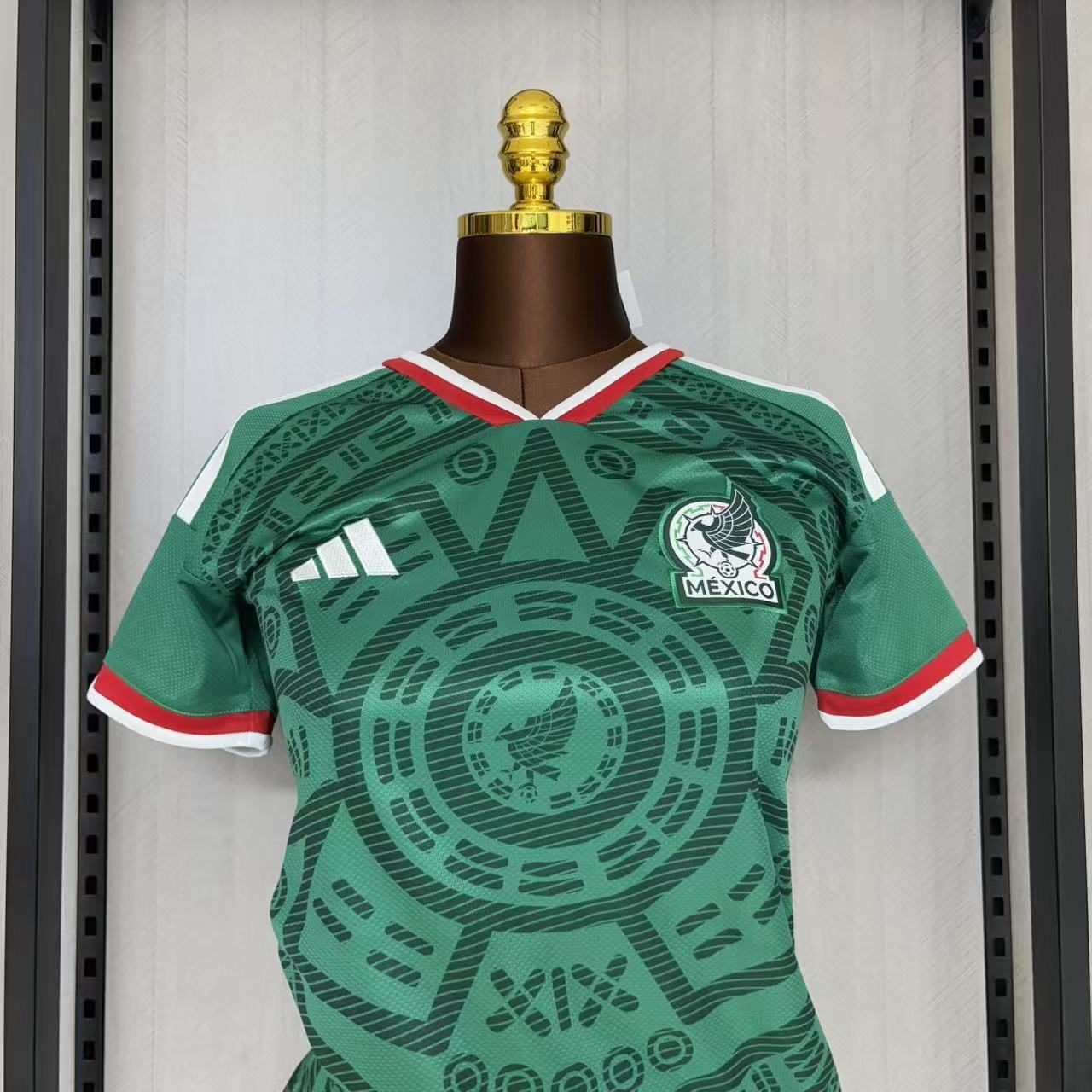Camisa México Feminina Home 2026 - Verde