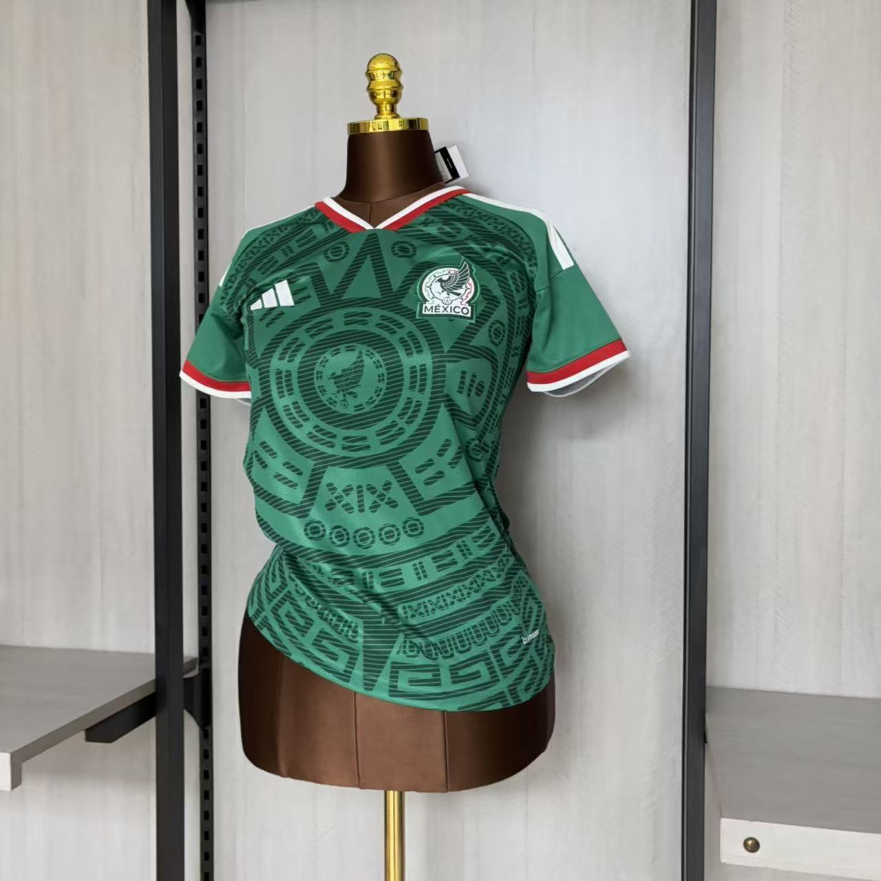 Camisa México Feminina Home 2026 - Verde