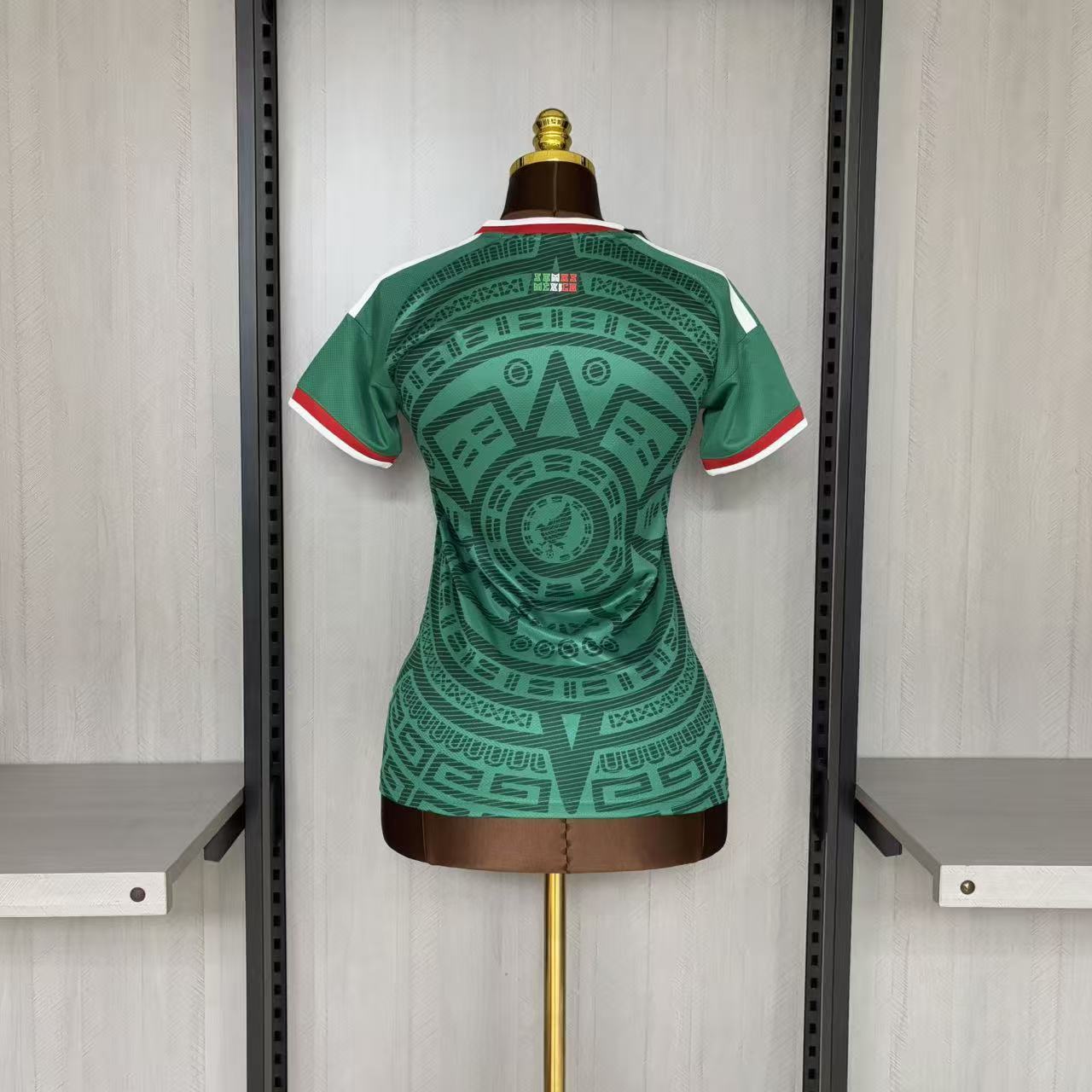 Camisa México Feminina Home 2026 - Verde