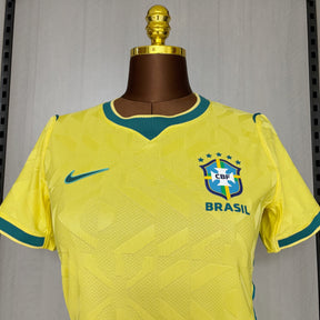 Camisa Brasil Feminina II 2026/27 Jogador Amarela