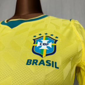 Camisa Brasil Feminina II 2026/27 Jogador Amarela