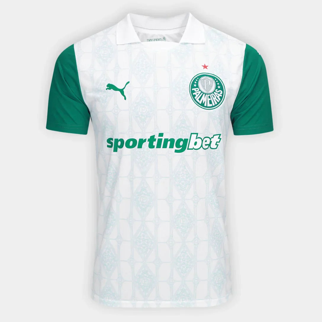 Camisa Palmeiras II 25/26 s/n Torcedor Puma Masculina - Branco