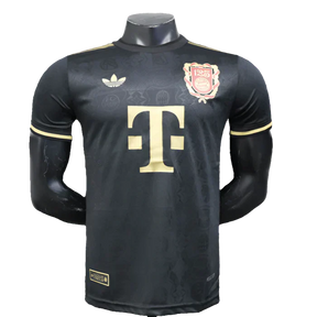 Camisa Bayern de Munique 25/26 Edição 125º Aniversário - Preto - Versão Jogador