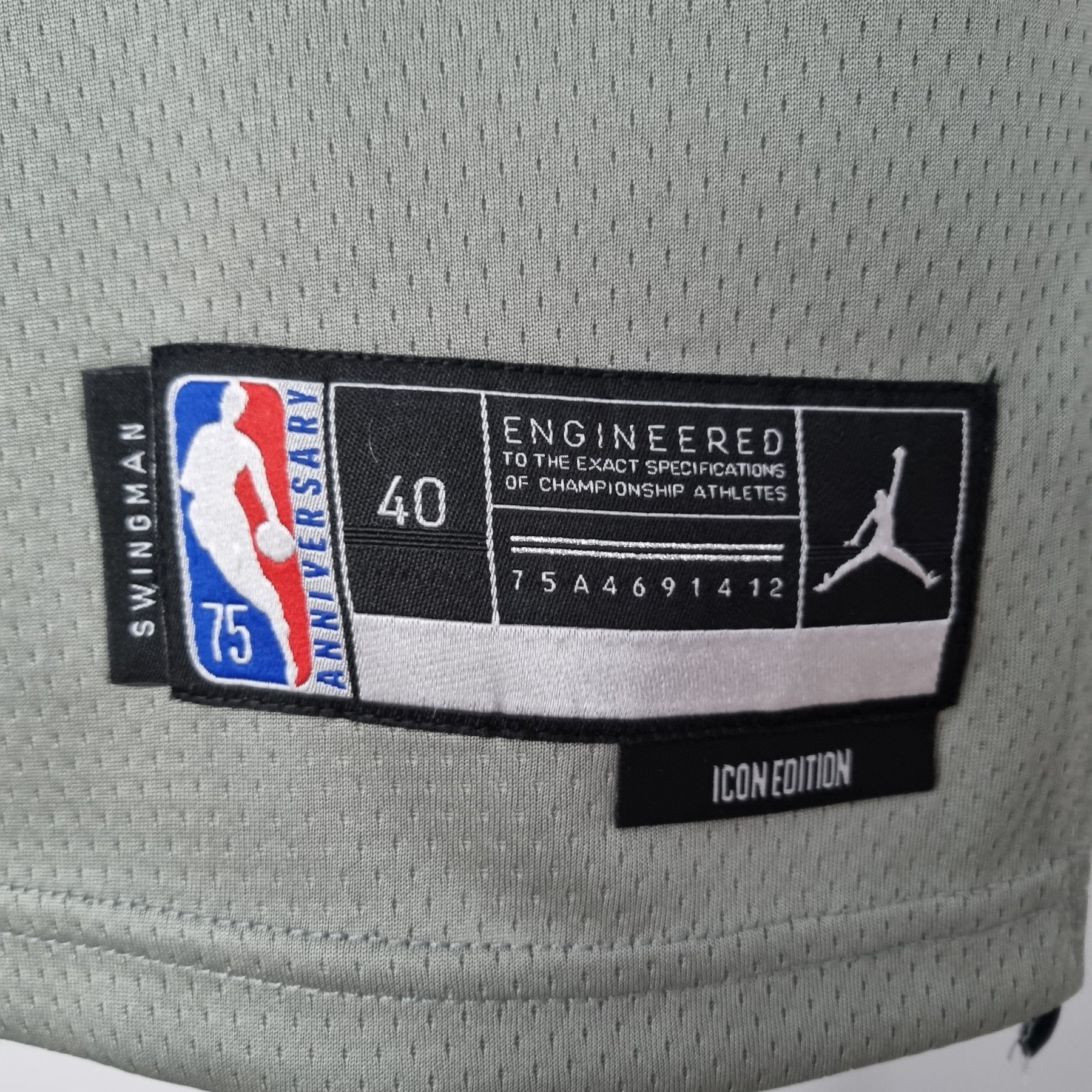 Camisa NBA Brooklyn Nets #11 Irving - 75° Aniversário