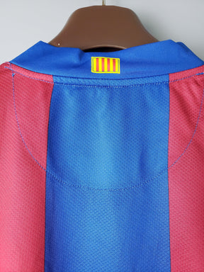 Camisa Manga Longa Barcelona 07/08 Nike - Grená