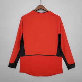 Camisa Manga Longa Manchester United 02/04 Nike - Vermelho