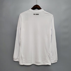 Camisa Manga Longa Real Madrid 10/11 Adidas - Branco