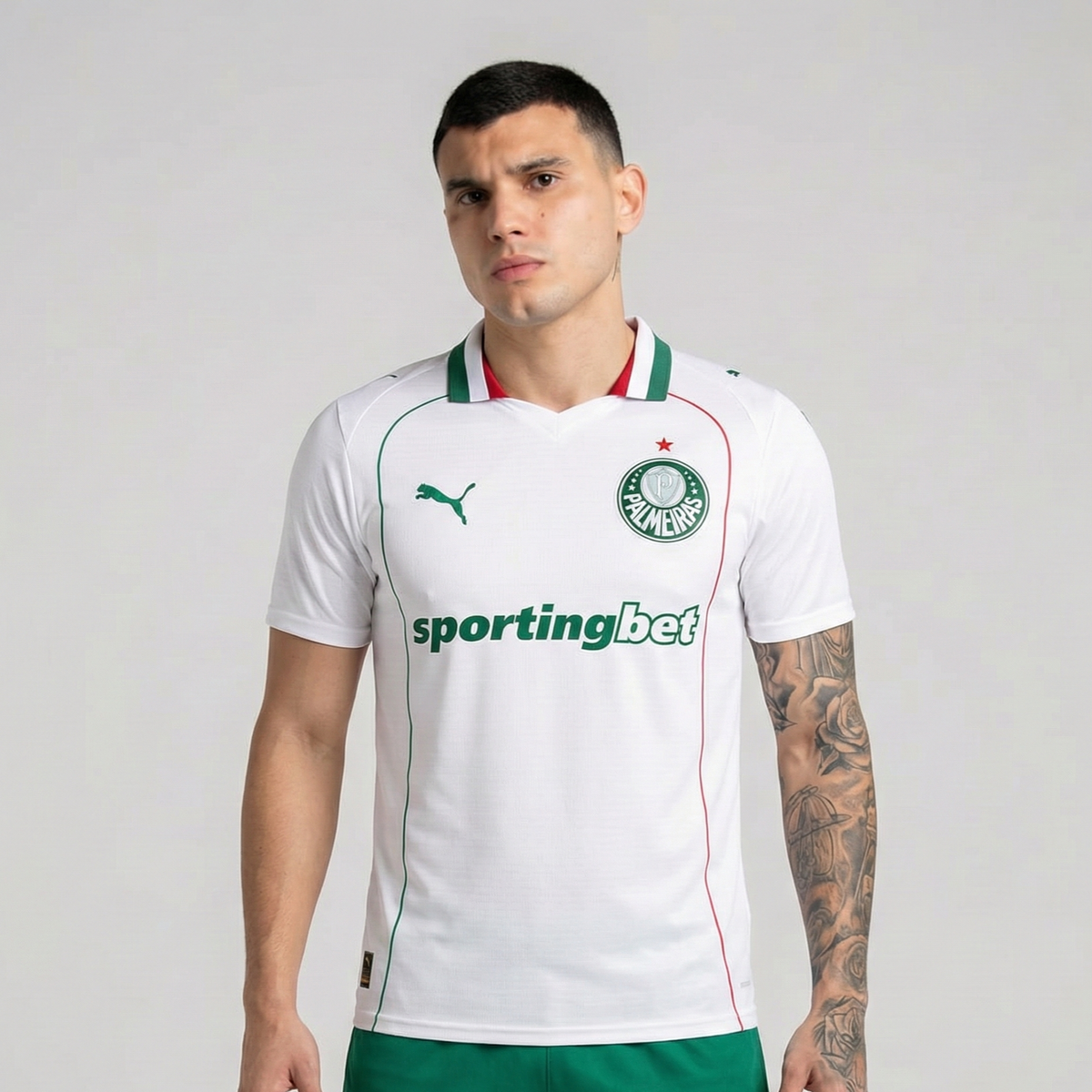 Camisas Palmeiras 2026/27 Puma - Branca
