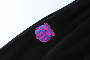 Conjunto Inverno Barcelona Preta e Roxa Nike - Com Ziper