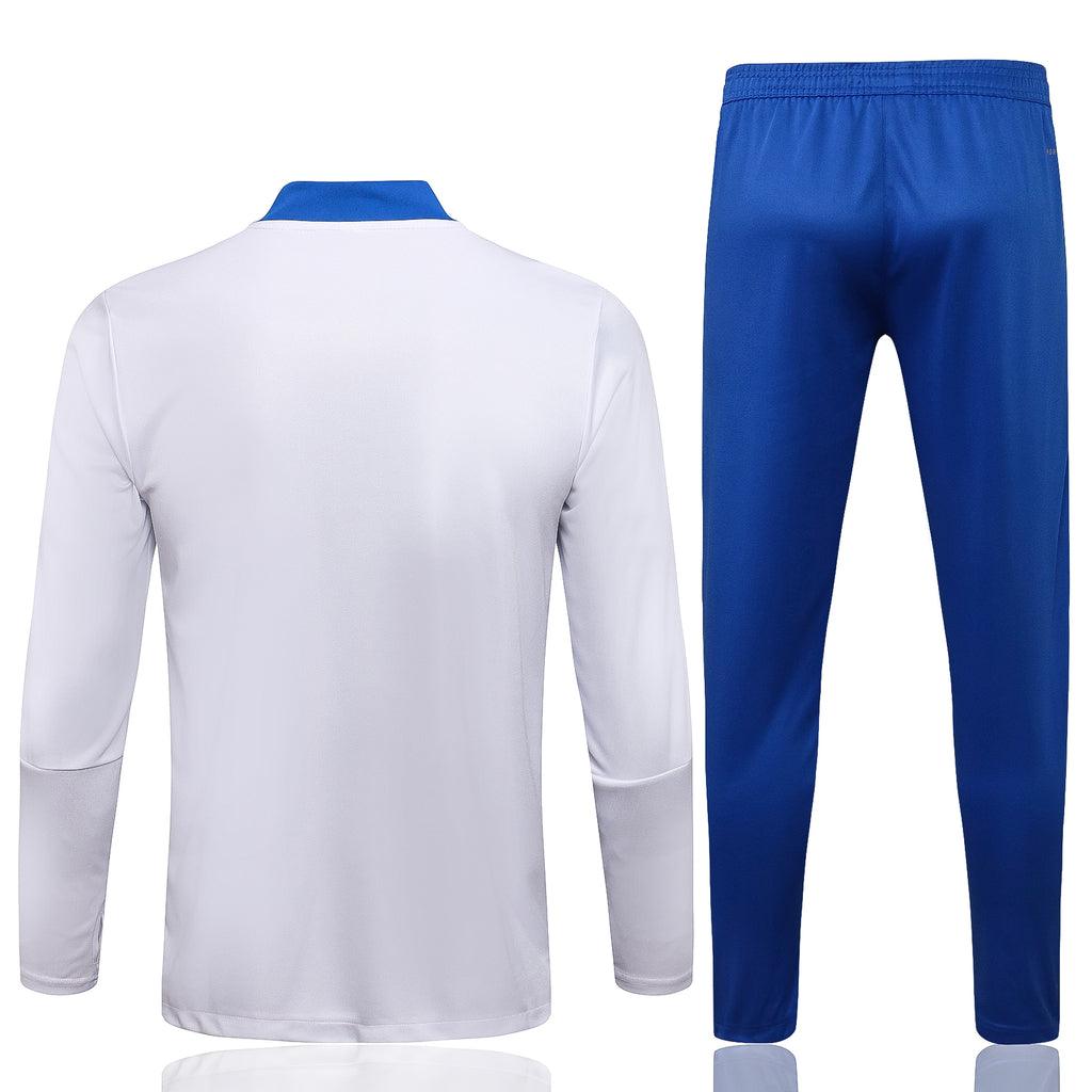 Conjunto Inverno Boca Juniors Branco Adidas - Com Ziper