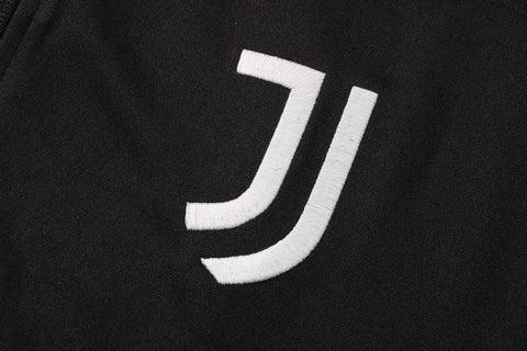 Conjunto Juventus  Preta Adidas - Com Ziper