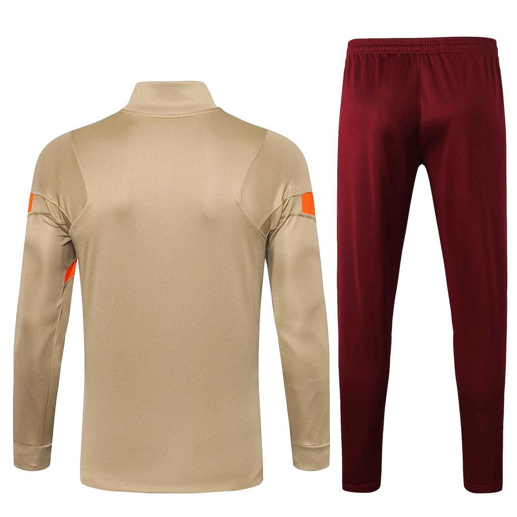 Conjunto Inverno Liverpool Bege e Vermelho Nike - Com Fecho