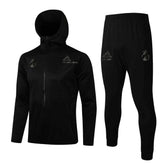 Conjunto Inverno Real Madrid Preto Adidas - Com Fecho e Capuz