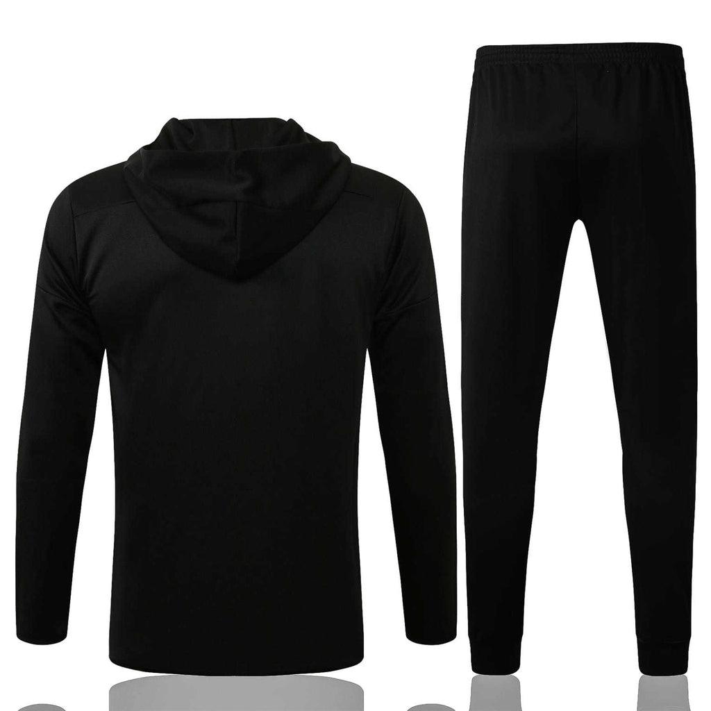 Conjunto Inverno Real Madrid Preto Adidas - Com Fecho e Capuz