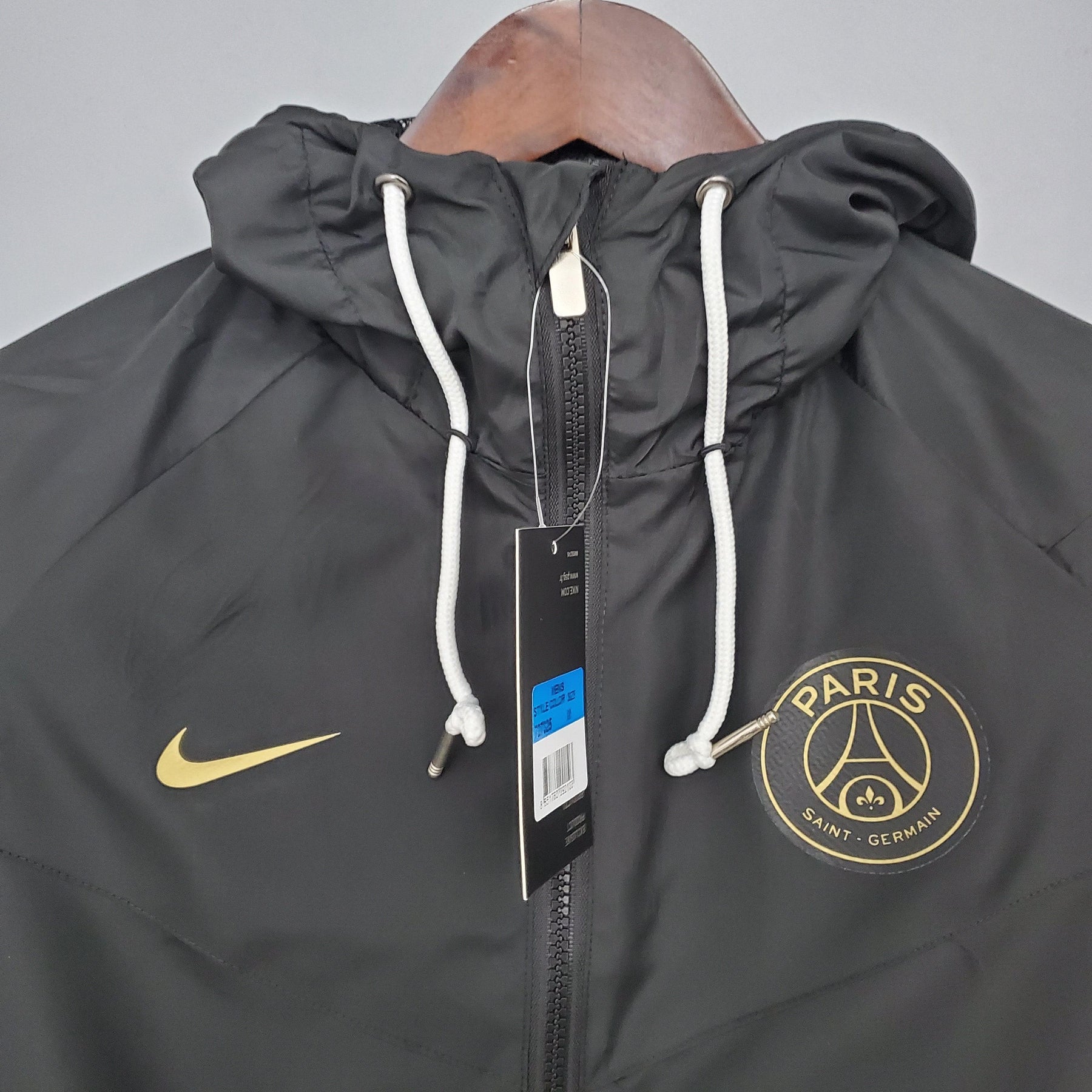 Corta-vento PSG Nike - Preto e Chumbo
