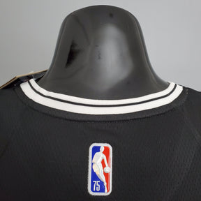 Camisa NBA Brooklyn Nets #30 Curry - 75º Aniversário Black